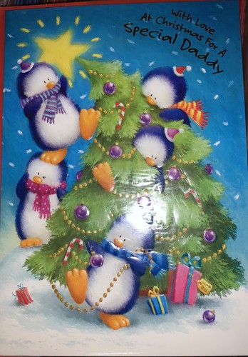 Daddy christmas card - christmas,