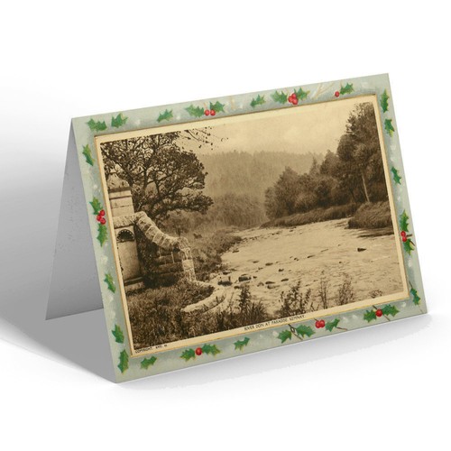 Christmas card vintage - card,