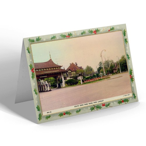 Christmas card vintage kent - christmas,