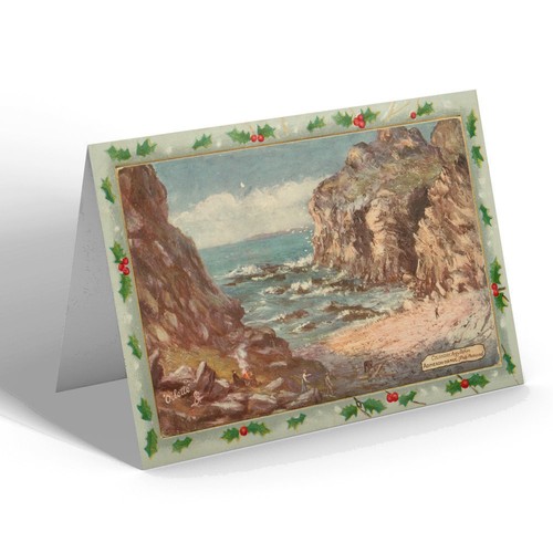 Xmas notelet vintage - xmas,