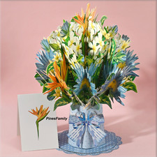 A13-3D Pop Up Bird of Paradise