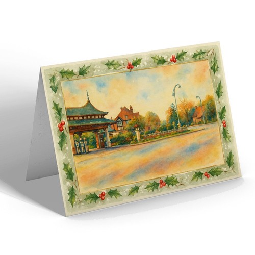 Xmas notelet south - notelet,