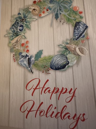 Christmas card tropical theme - card,