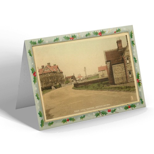 Xmas notelet vintage norfolk - vintage,