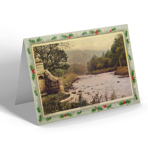 Xmas notelet vintage - xmas,
